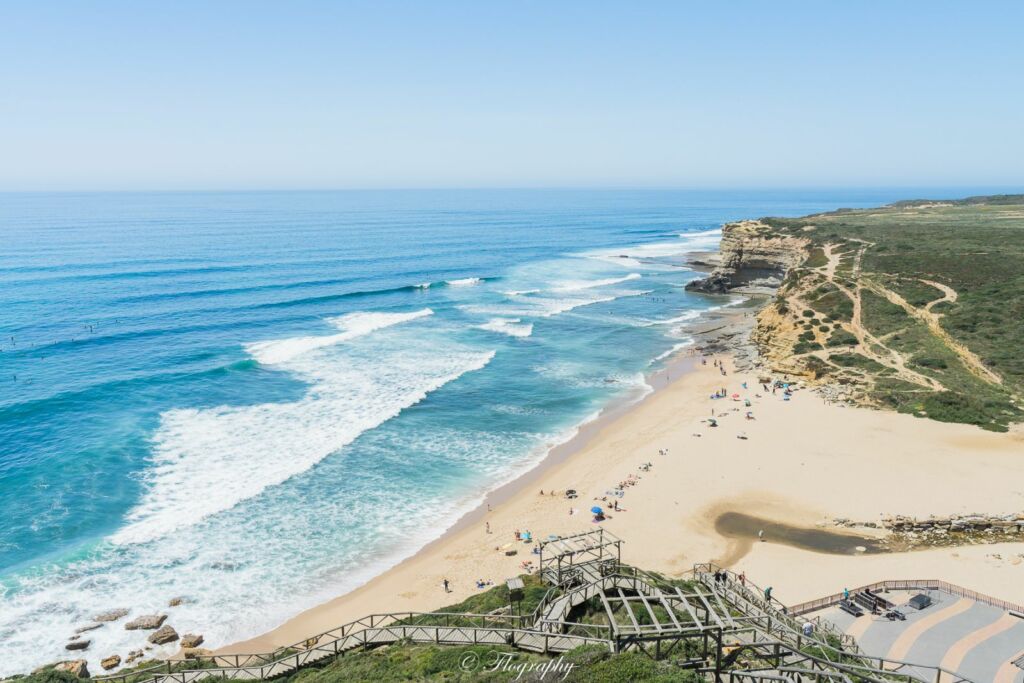 plage Ribera d'illas pour le surf au Portugal
